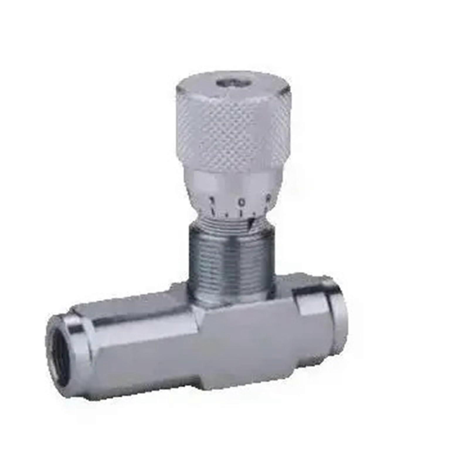 Throttle Valve and Flow Control Valve with Precise Flow Control, Durable Metal Body, Multiple Sizes