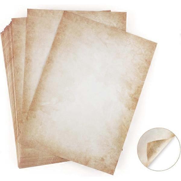 100 sheets of printer paper with pattern old paper DIN A4 Absofin