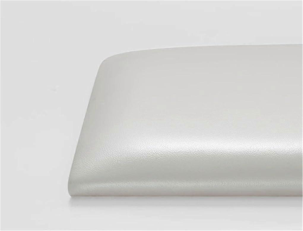 Waterproof PU Leather Dining Chair Cushion with AntiSlip Backing, White 20x30cm Square/Rectangle