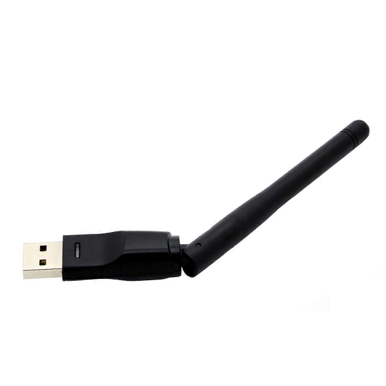 USB WiFi Adapter 150Mbps Mini Wireless Dongle with Antenna Compatible with Windows for Gaming and Surfing