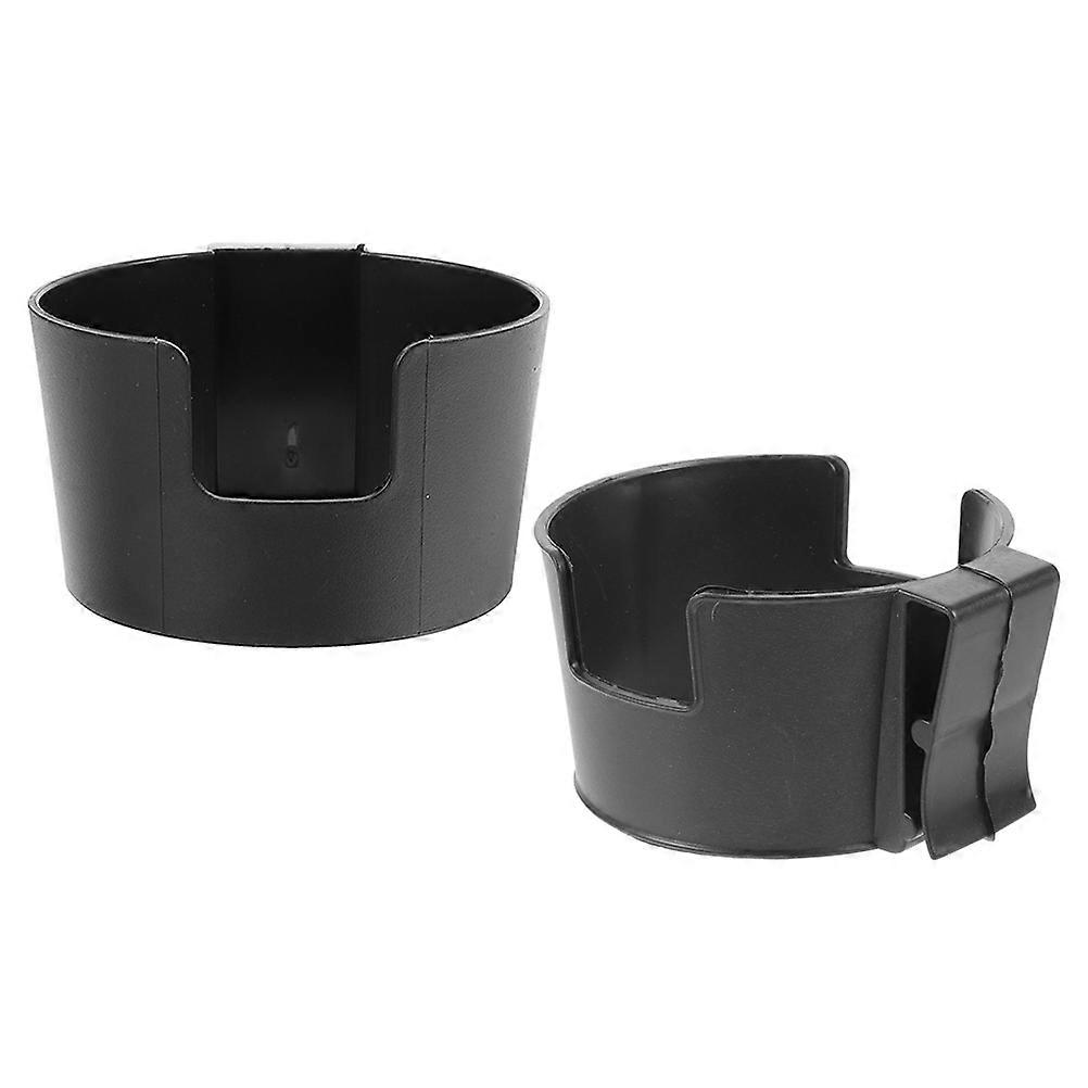 Plastic Cup Holder for Car Vent Use 6Pcs Black Beverage Bottle Holders