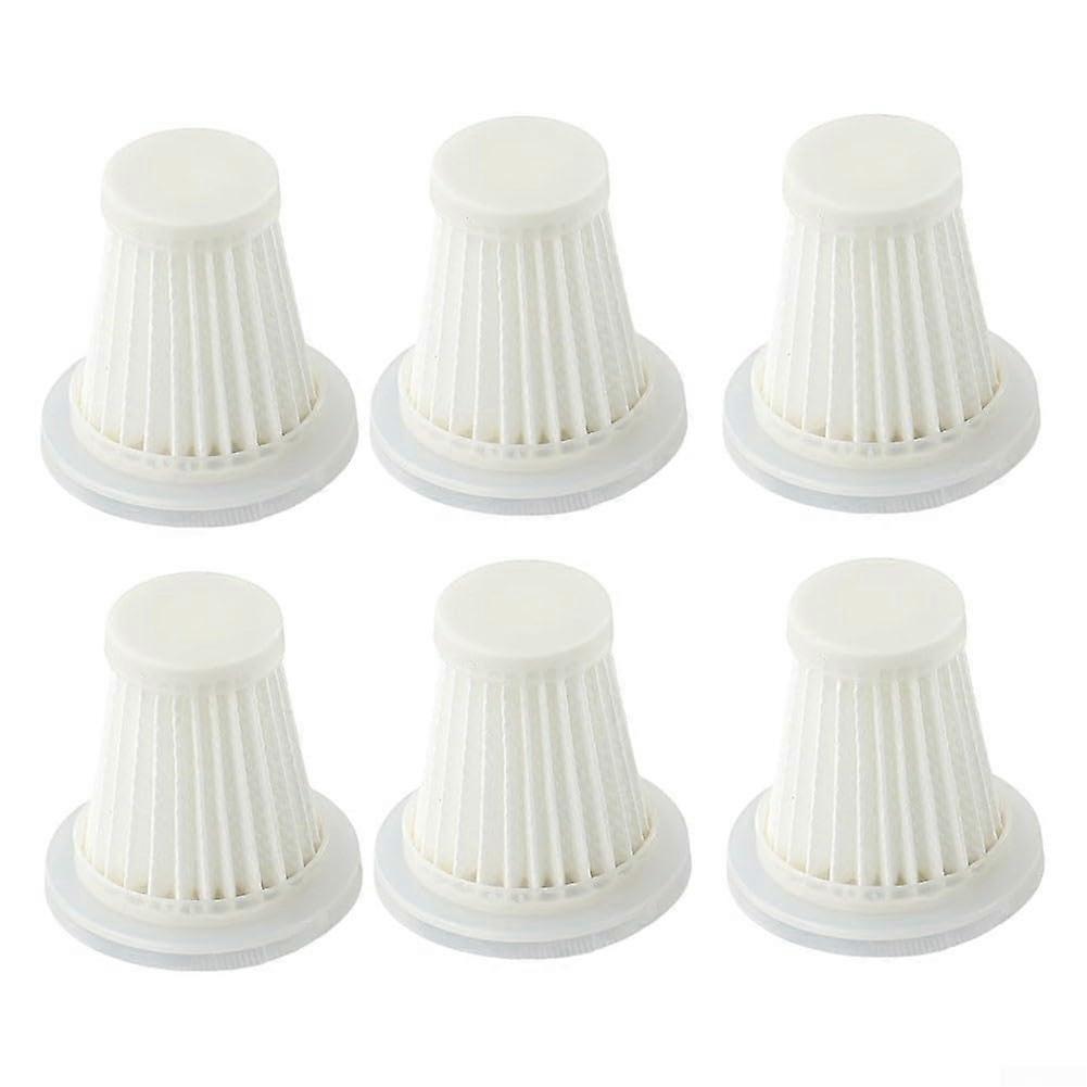 6Pcs Car Vacuum Cleaner Filters Replacement for PeroBuno Saker, Durable Dustproof Design
