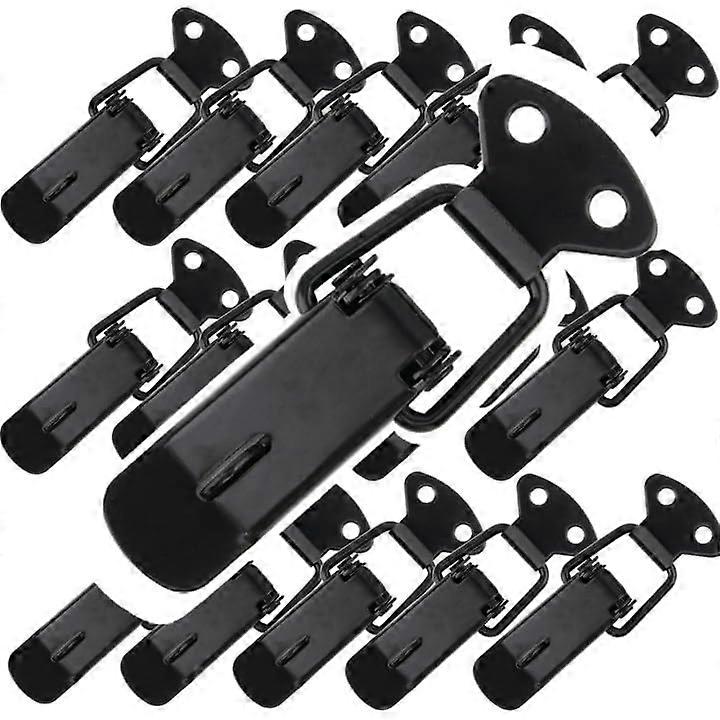 16 Pack Stainless Steel Spring Loaded Toggle Latches with Screws for Tool Box Suitcase Cabinet