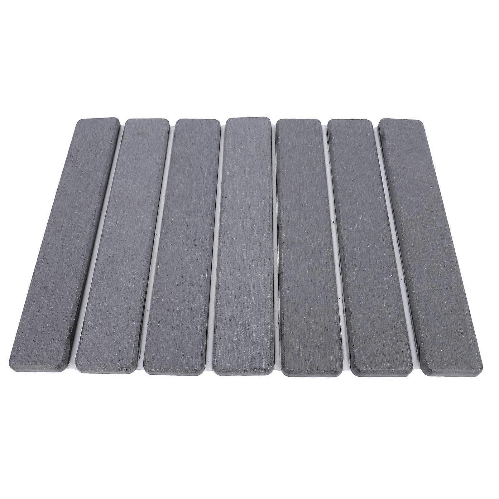 Dish Drying Mat, Diatomite Absorbent QuickDry Foldable Kitchen Counter Pad with Non Slip Backing, Heat Resistant Grey 11.81x15.75in