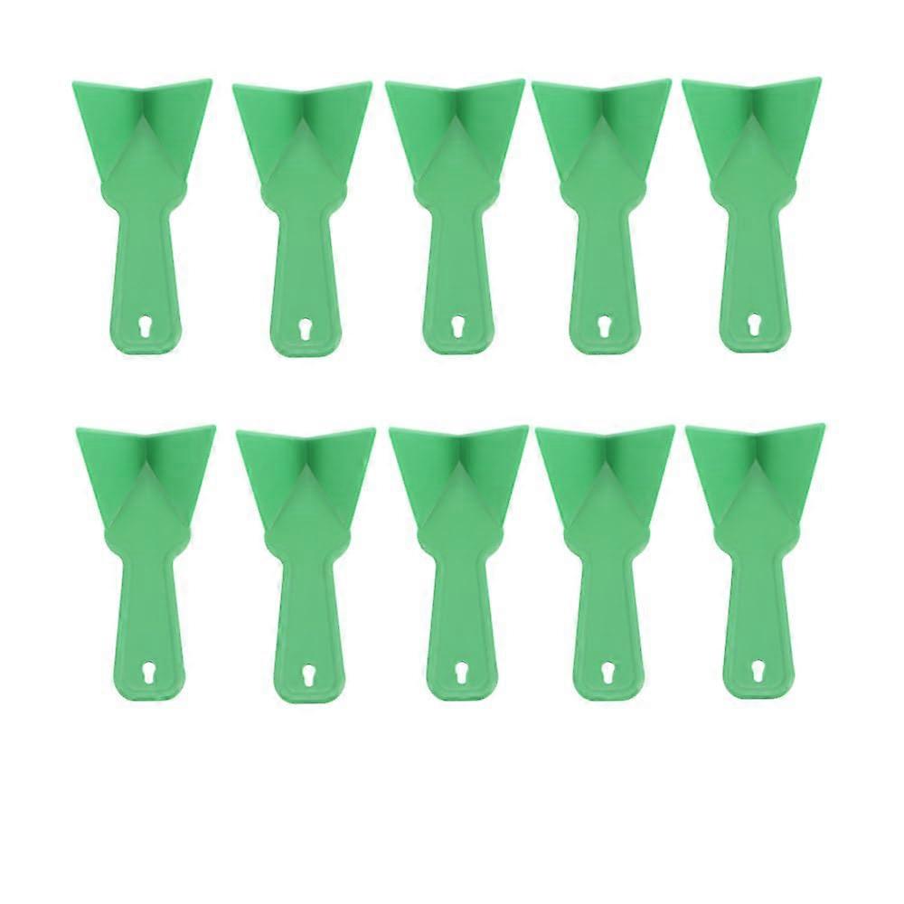 10PCS Drywall Corner Trowel Set, 90° Precise Fit Plastic Inside Corner Scraper for Wall Finishing