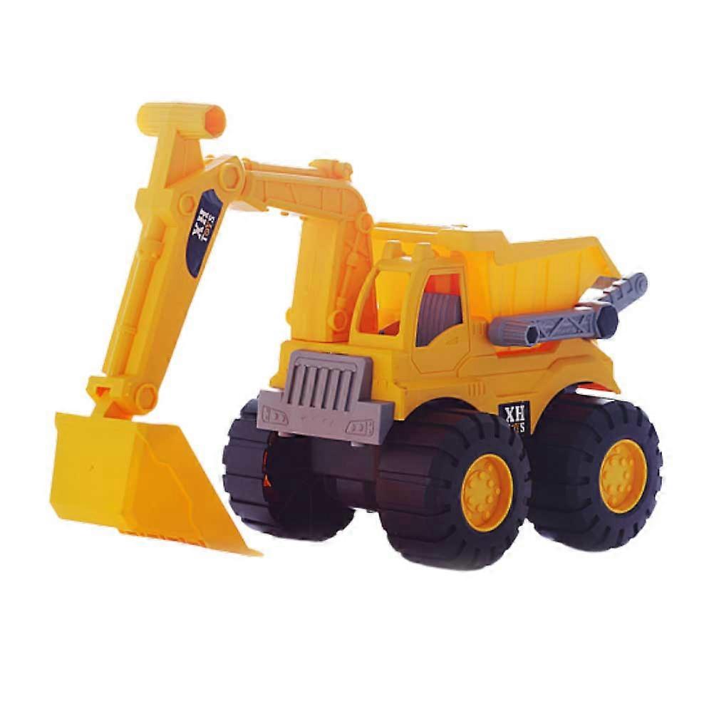 Yellow Kid Excavator Toy Simulation Engineering Vehicles