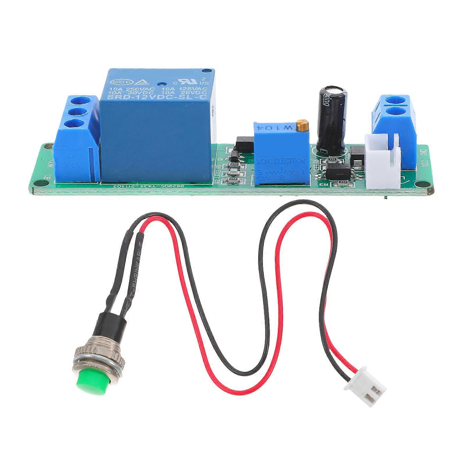 Trigger Timer Relay for Home Use 2Pcs Adjustable Time Delay Relay Module