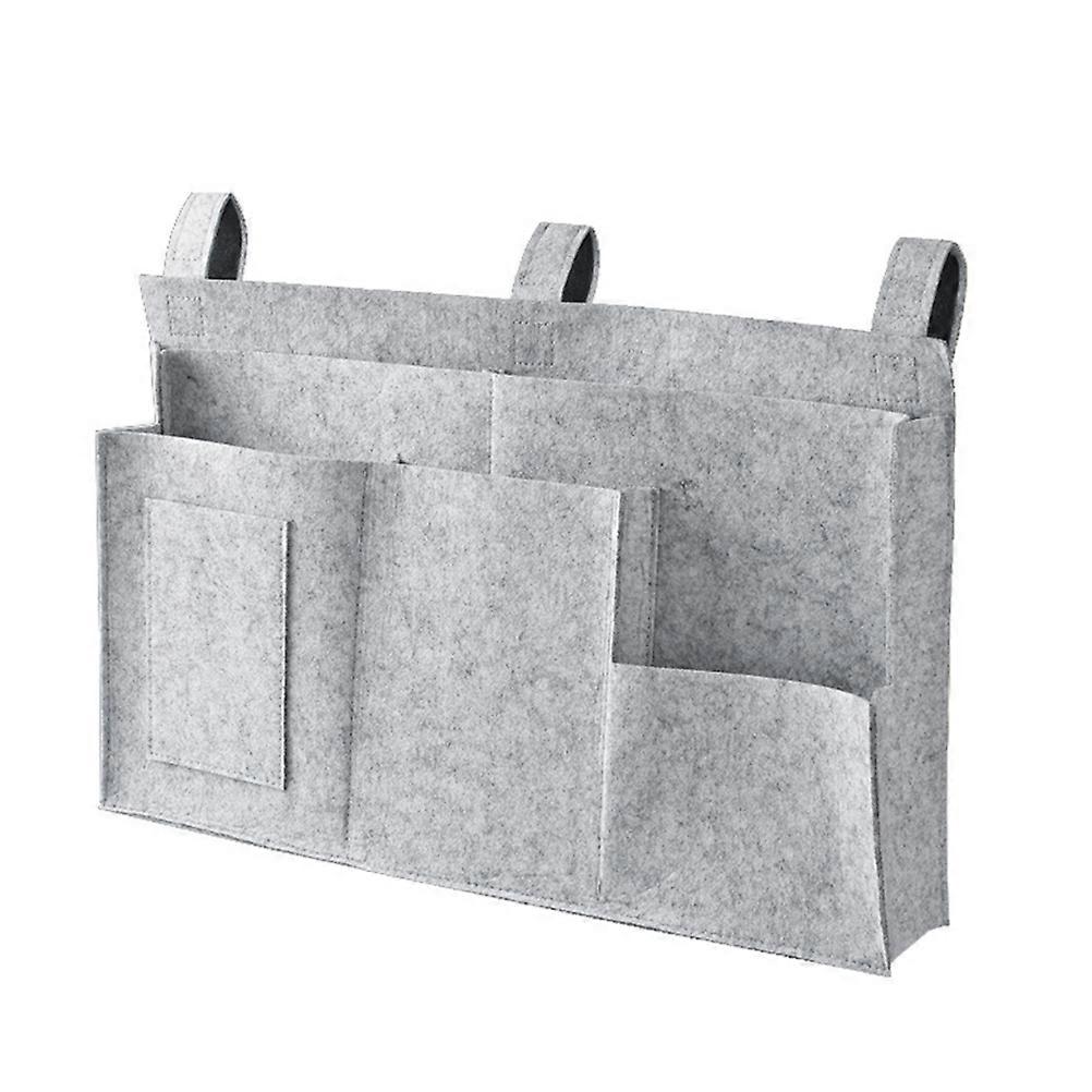 Felt Fabric Storage Bag Bedside Hanging Organizer for