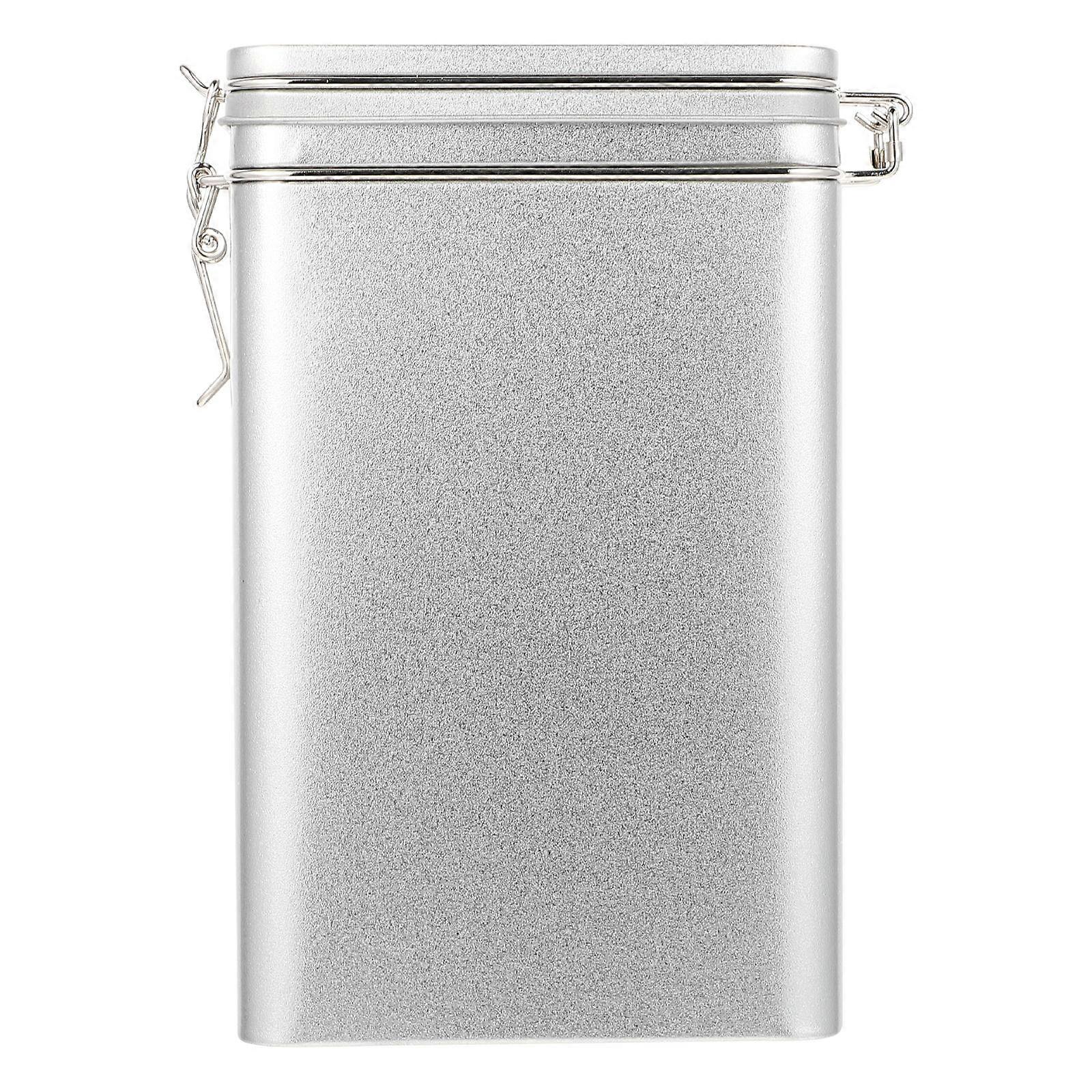 Coffee Bean Storage Holder Sealing Can for Storage Use 1Pcs Silver