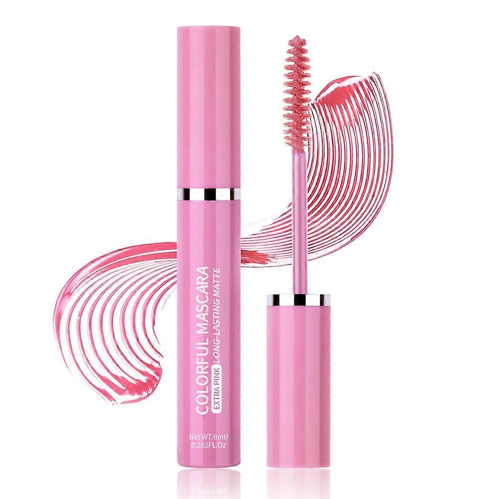 Waterproof Volumizing Mascara for Long Lashes, Smudge Proof, Cruelty  Pink Lash Makeup