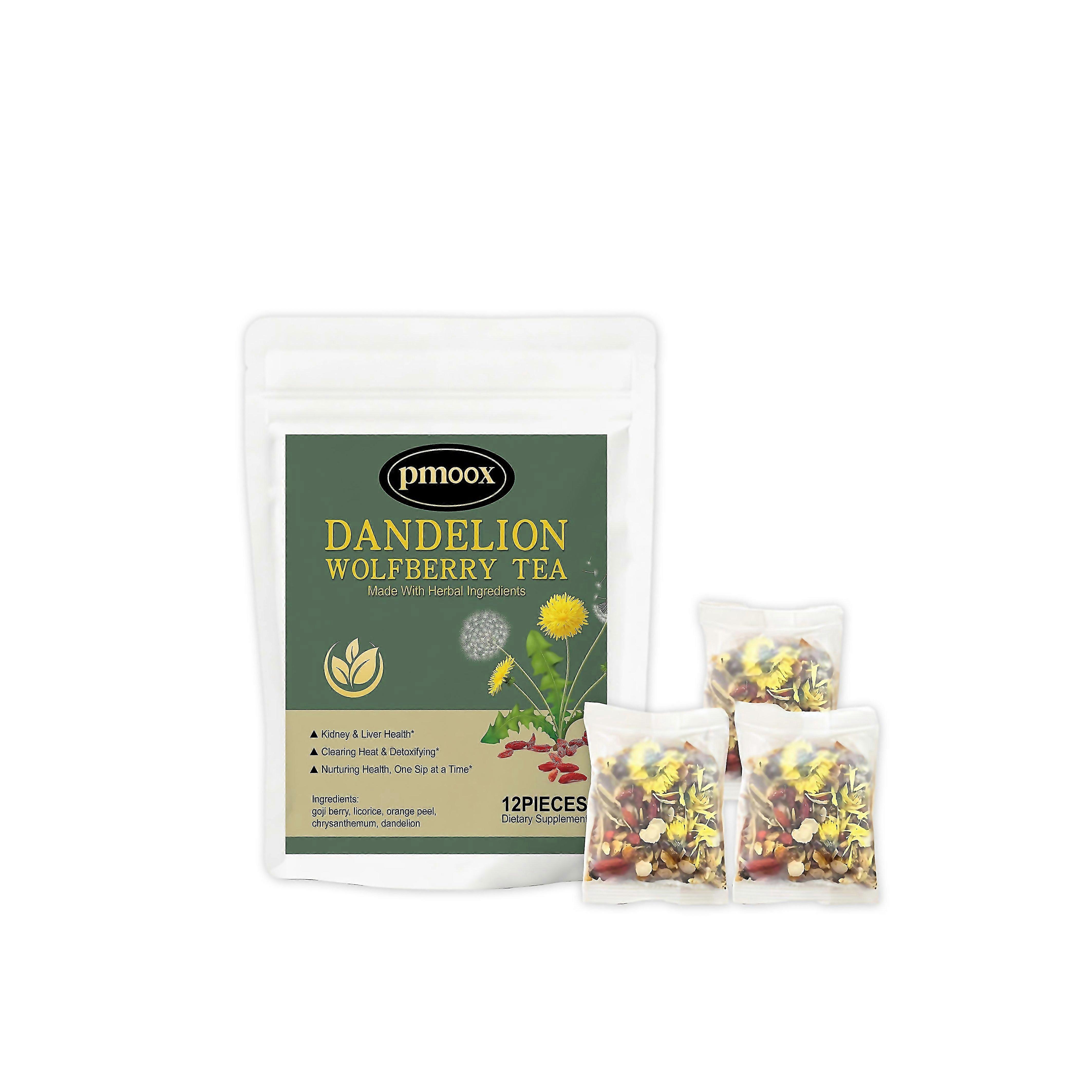 For Pmoox Dandelion And Goji Berry Tea Individually Packaged