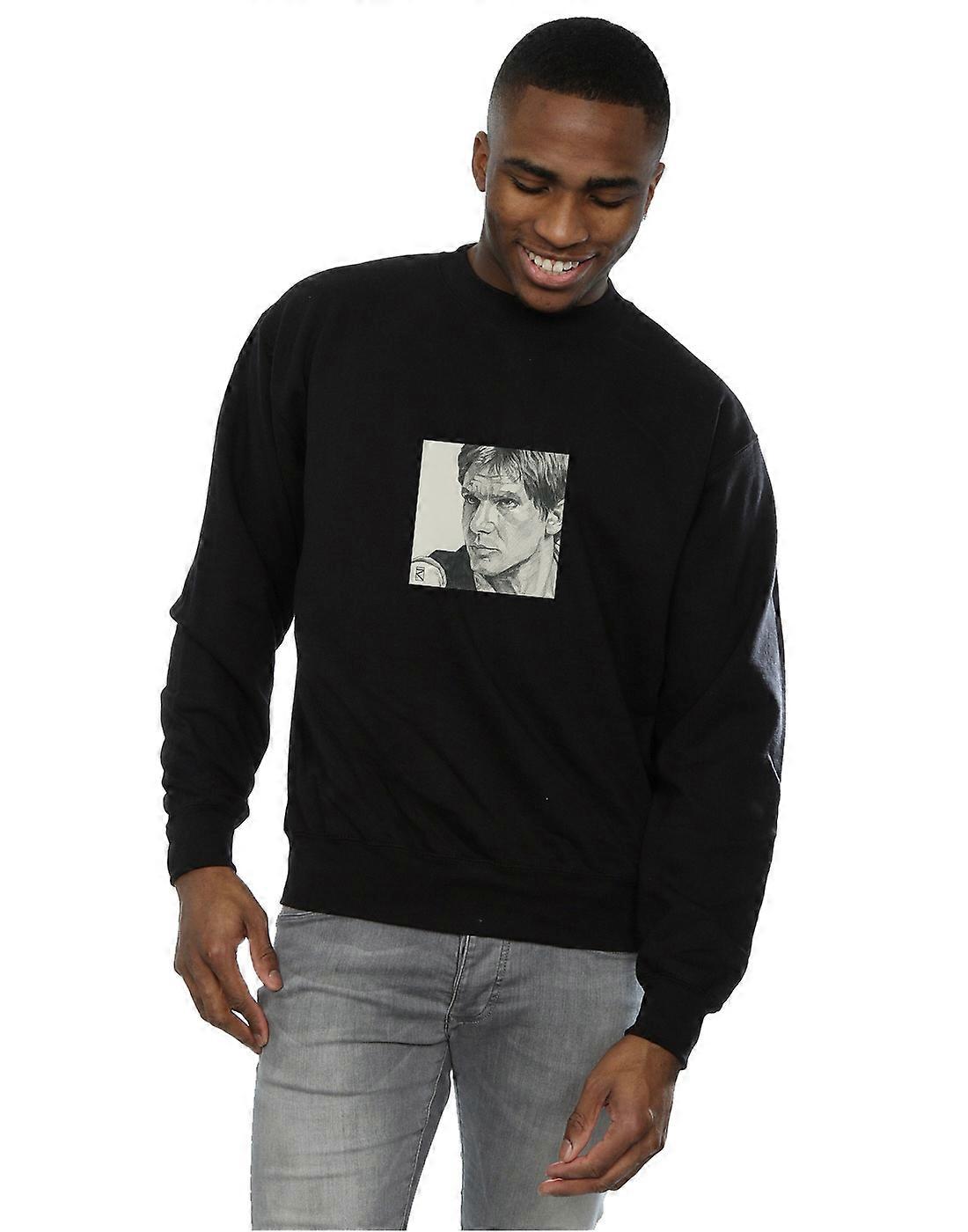 스타워즈 남성용 한 솔로 드로잉 스웨트셔츠