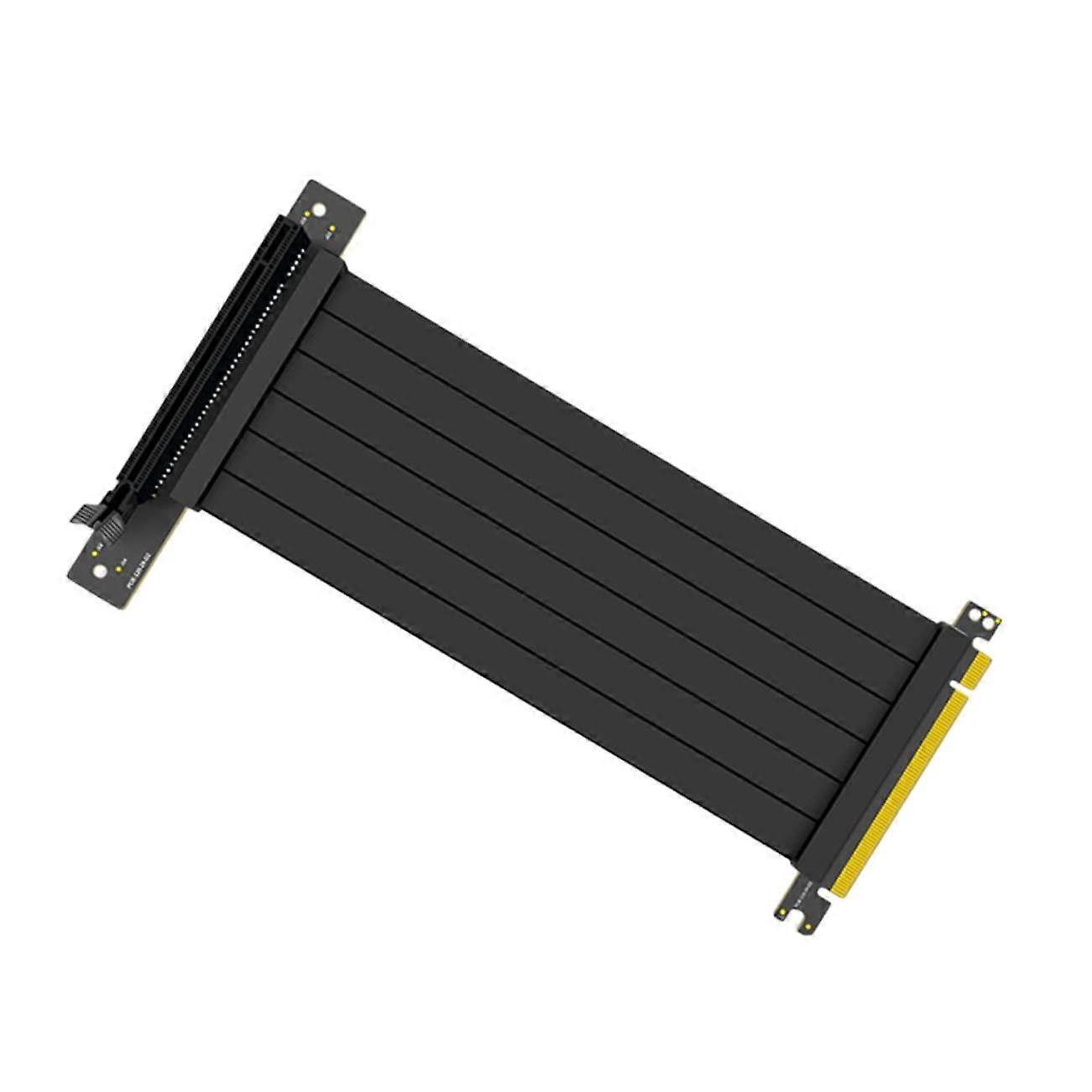 PCIe 3.0 Riser Cable for GPU, 90 Degree PCI Express Extension with ARGB, Speed Transmission