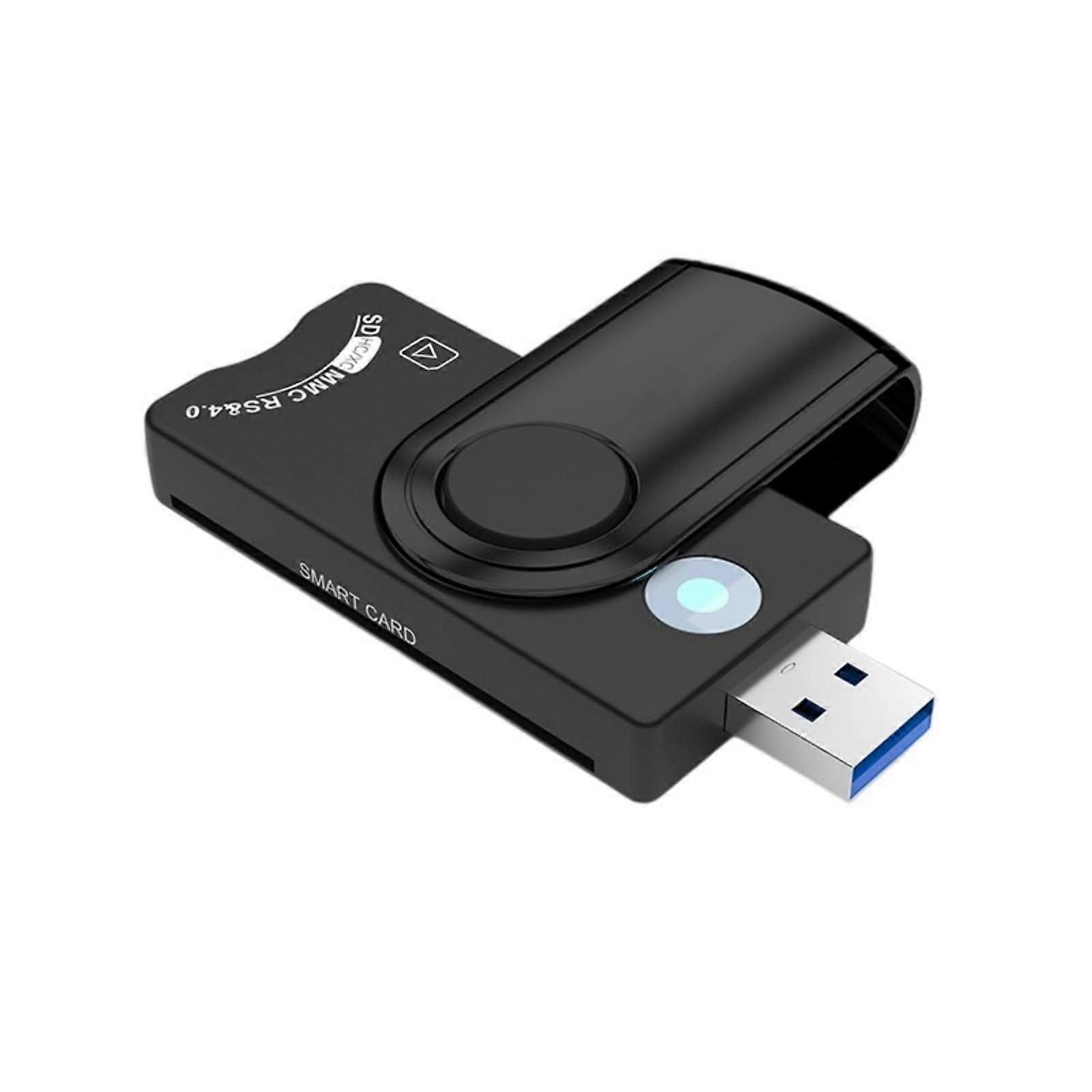 USB 3.0 Multi Card Reader for SD TF ID IC Cards Speed Data Transfer with LED Indicator