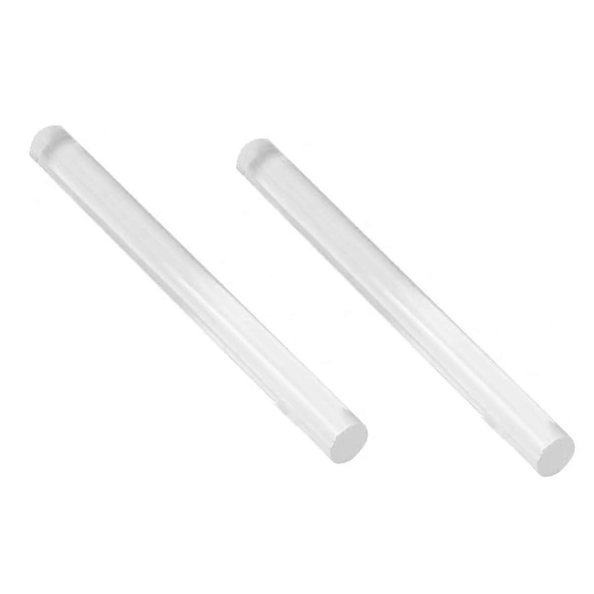 2pcs Clear Acrylic Round Rod 500mm Solid Durable Plastic Bar  Transparency 2540mm Diameter