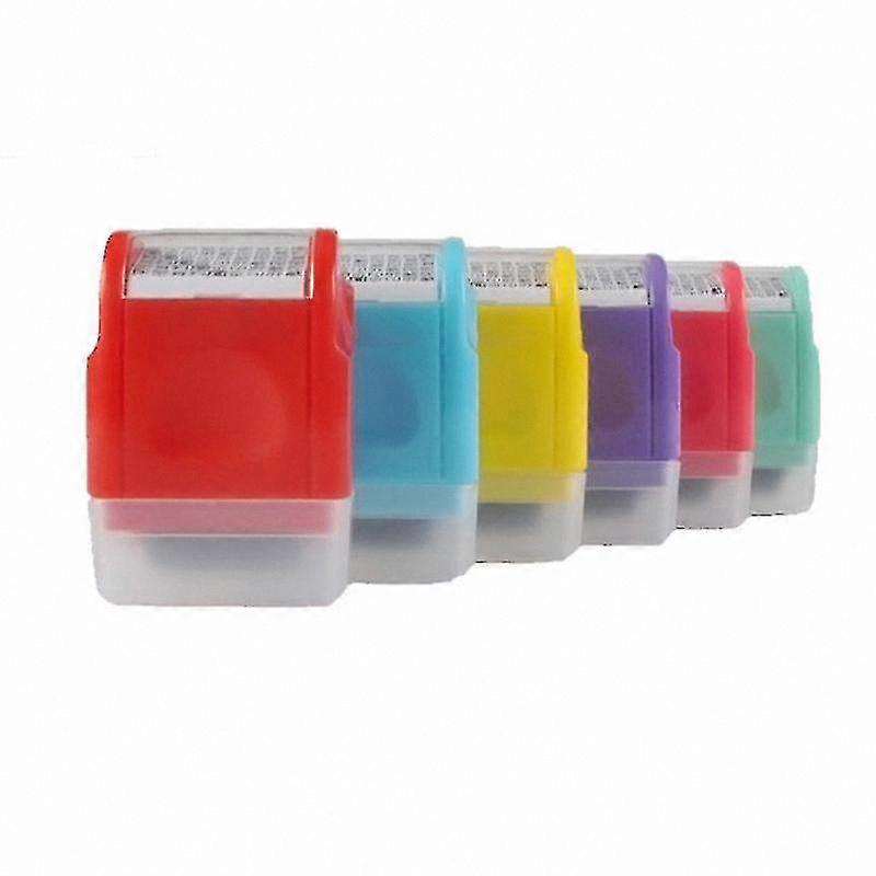 Privacy Shield Stamp Roller for Personal Data Protection and Anti-Theft Security Marking Tool