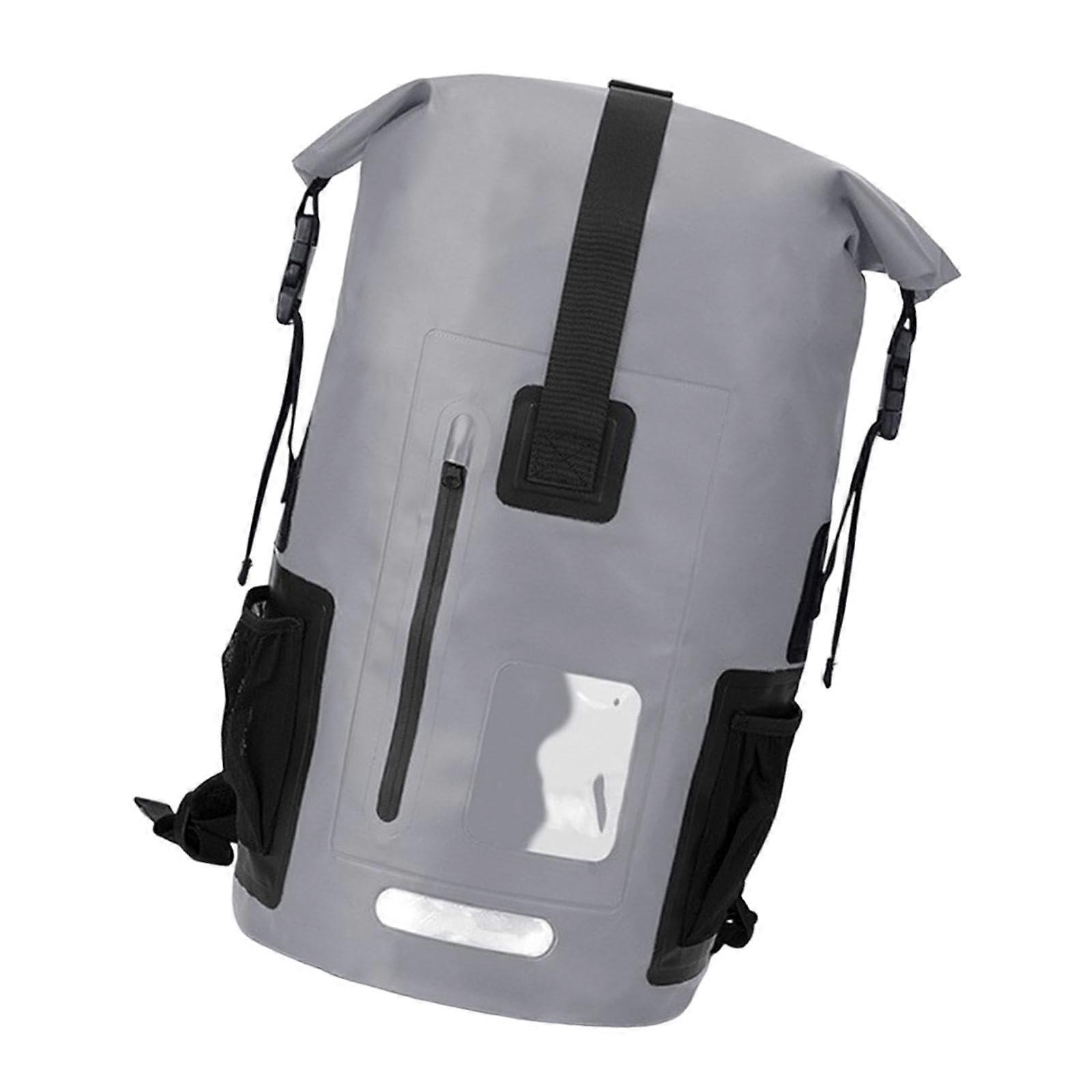 35L Waterproof Roll  Dry Backpack with Ergonomic Padded Back for Hiking Kayaking Camping