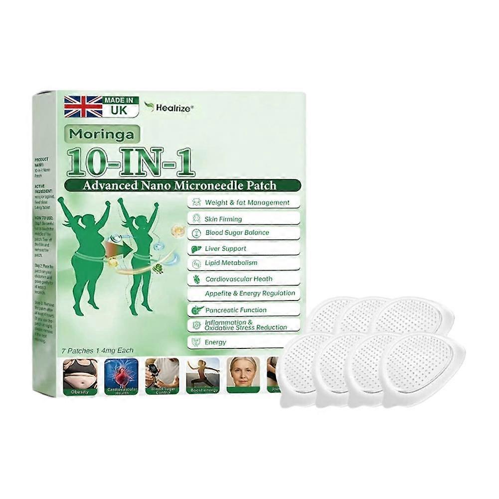 Moringa Composite 10-IN-1 Advanced Nano Microneedle Patch  7pcs/box