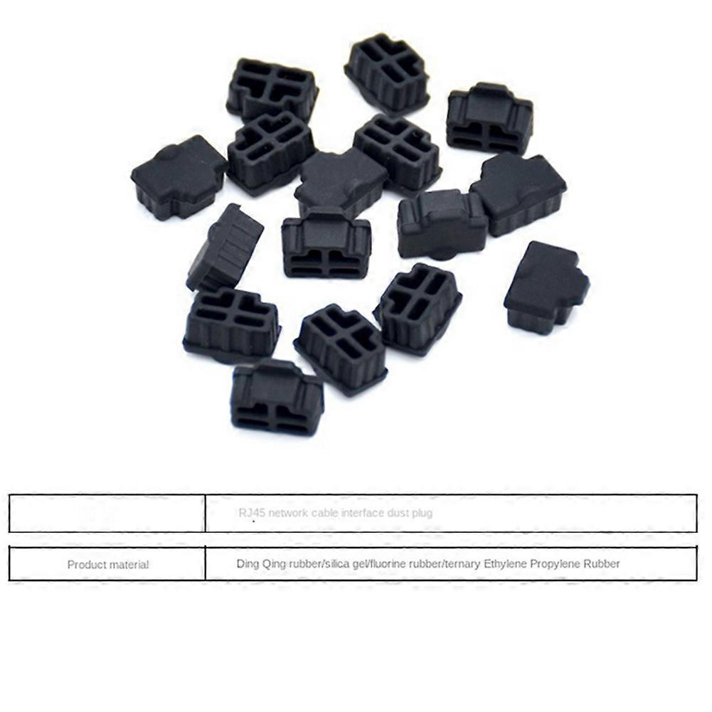 Rj45 Silicone Dust Plug Dust Cover Dust Cap Router Switch Network Cable Interface Computer Network Cable Dust Cap