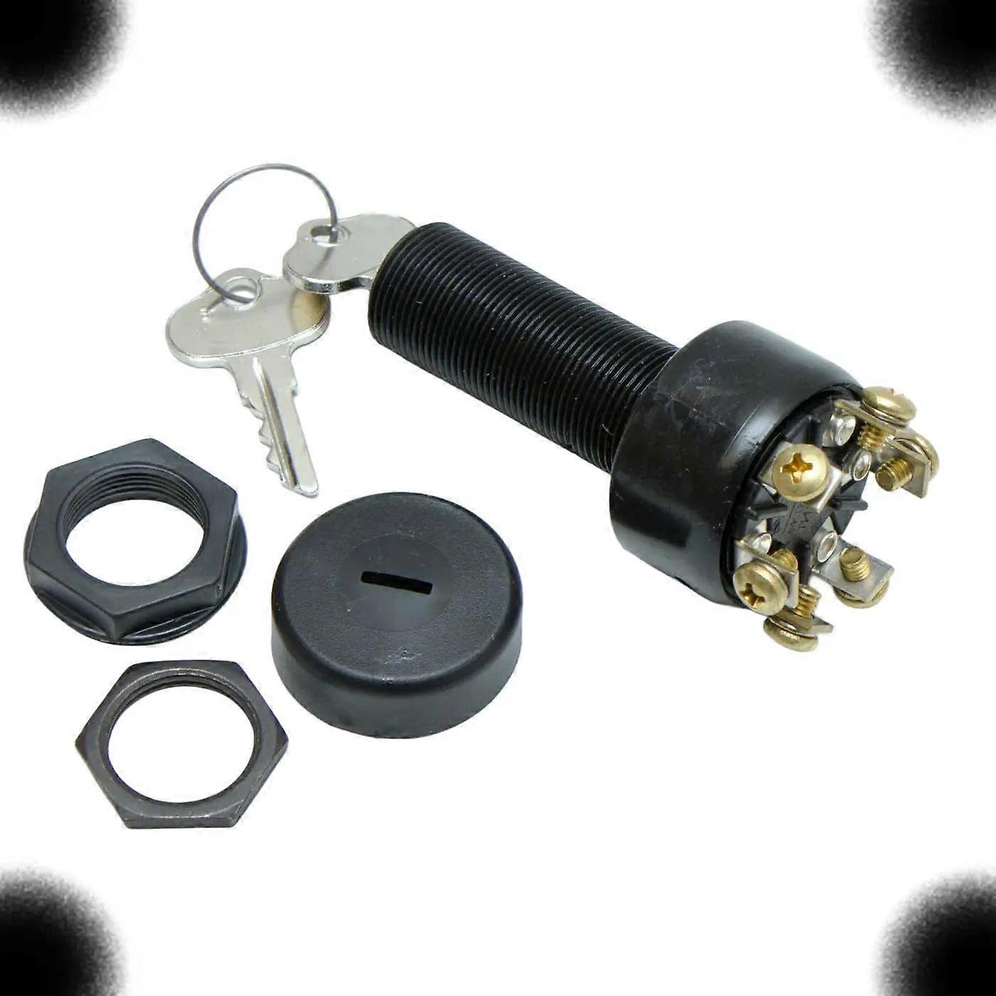 12V Waterproof Marine Ignition Switch Rustproof Boat Engine Start with OffRunStart Function