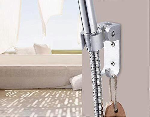 Aluminum Shower Base Holder Adjustable Wall Gel Mounted Shower Head Stand Bracket Rustproo