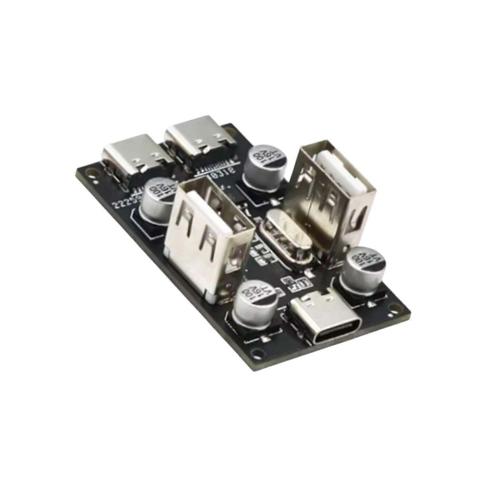 Reliable USB2.0 Expansion Adapter 4 Port Allows Consistent File Exchange Between Electronics Without Additional Software Multicolor