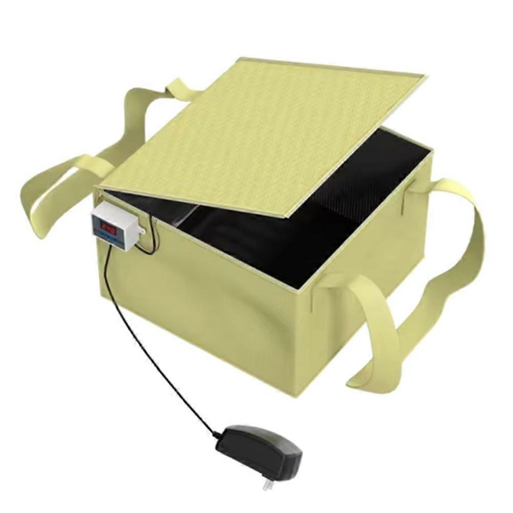 US Plug -50-110 Celsius Dough Proofing Box with Heating Pad Temperature Control Bread Proofer Foldable Fermentation Box