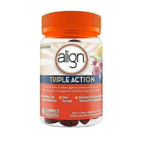 Align Triple Action Gummies, 45 Caps