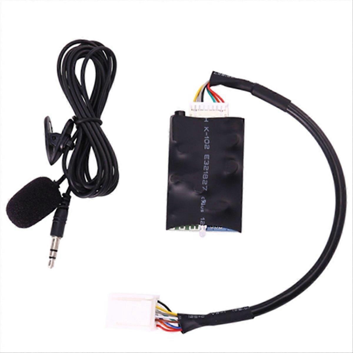 Car Radio Audio Adapter Bluetooth Aux Cable Microphone for 