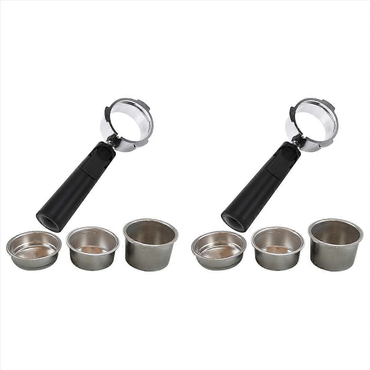 2 Pcs 51mm Bottomless Filter Coffee Machine Accessories Domestic Coffee Machine Accessories Bracket