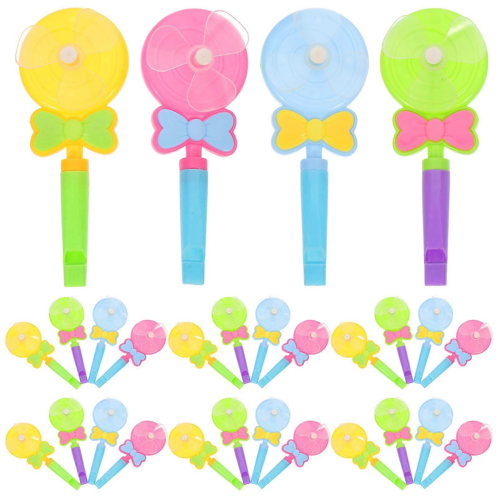 Cartoon Whistle Toys with Windmill Function 30Pcs for Party Use