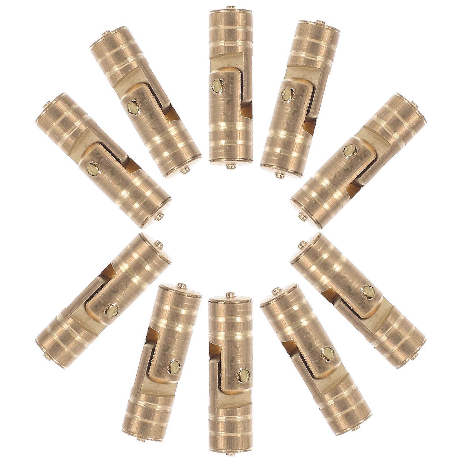 Antique Copper Jewelry Box Hinges with Rust-Proof Surface 10Pcs Set
