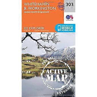 OS Explorer Karte aktiv (303) Whitehaven und Workington (OS Explorer aktive Karte)