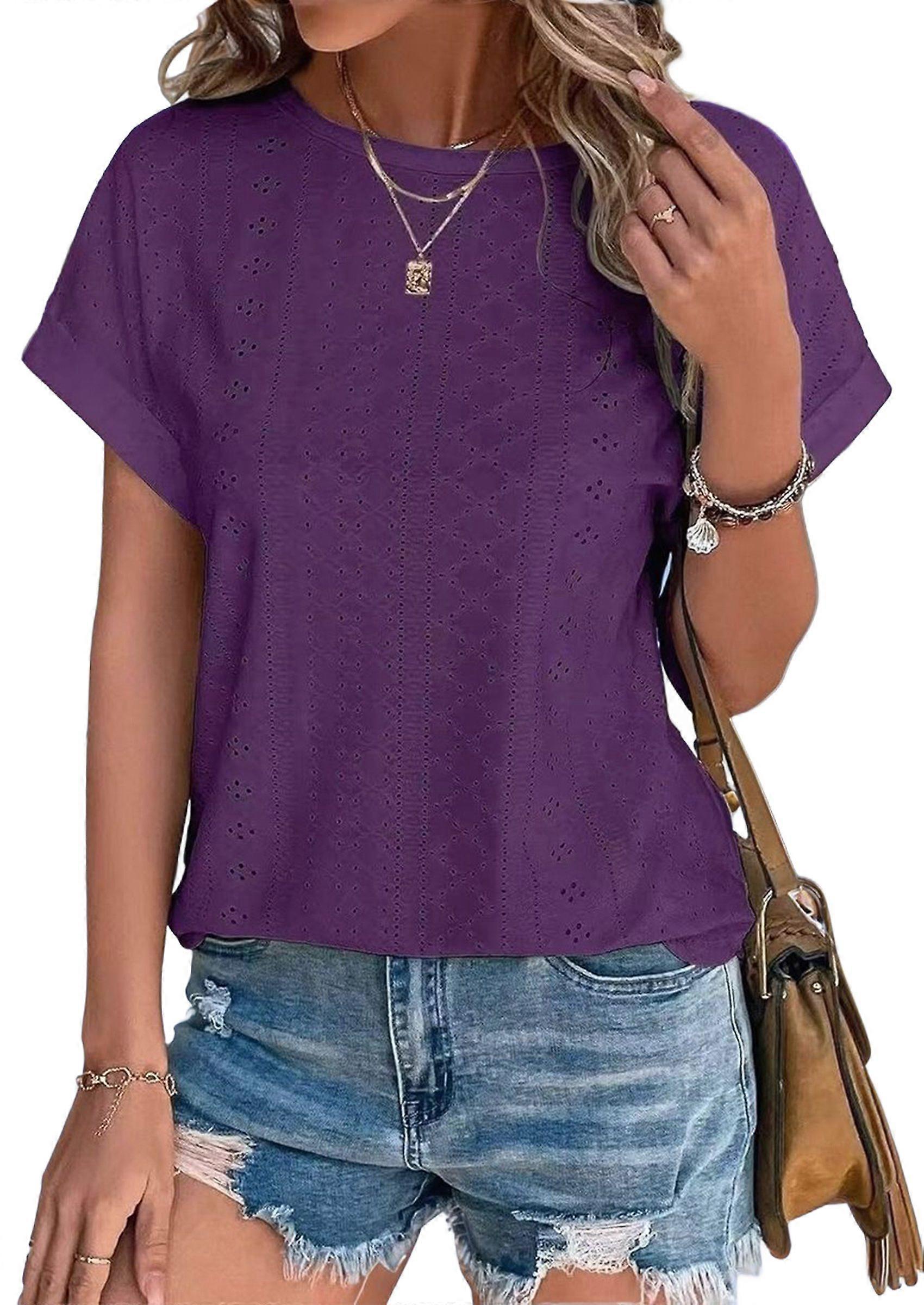 Damen Kurzarm Tops XXL