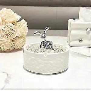 Premium Covered Ashtray for Home & Office Use