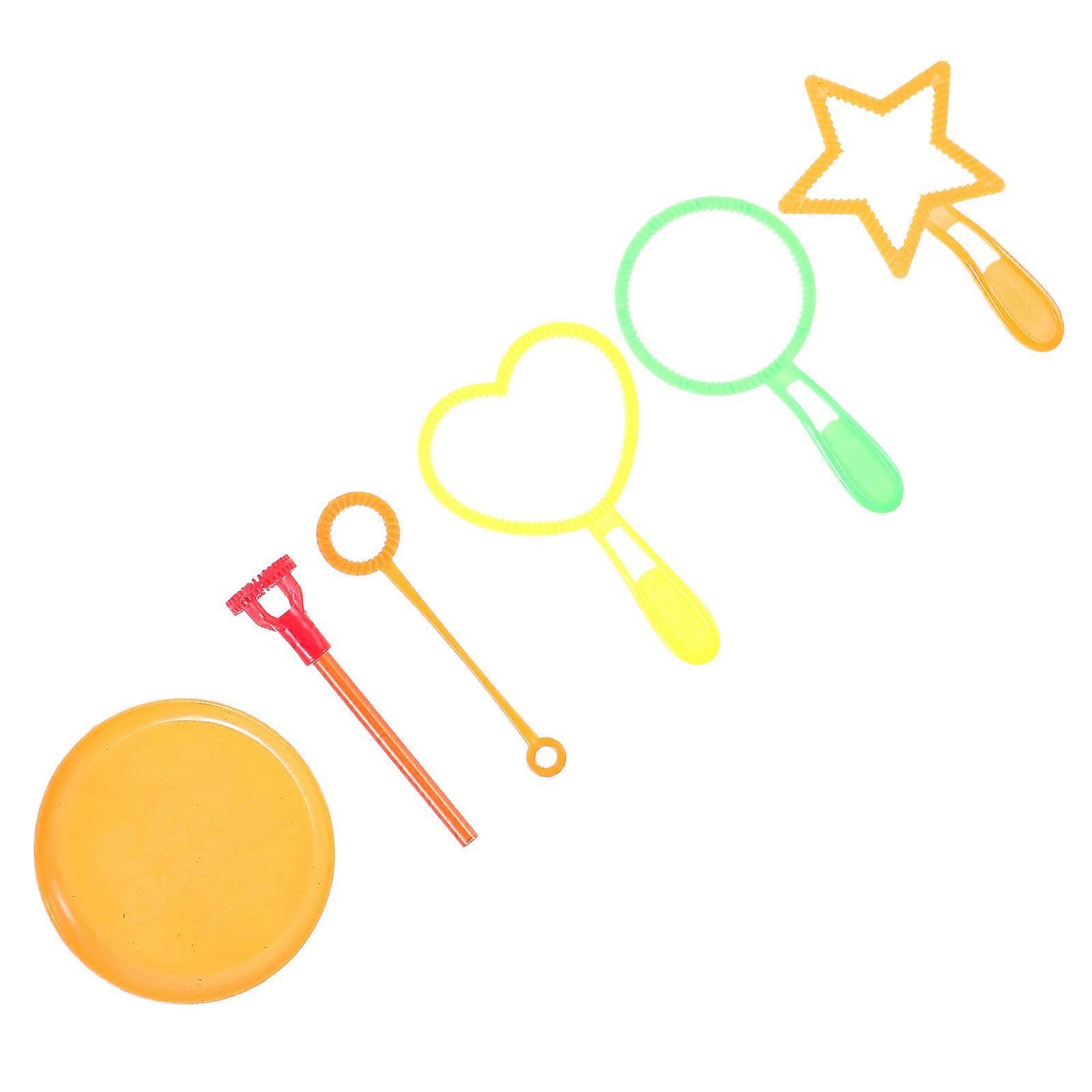 Bubble Wand Tool Bubble Use 6Pcs Blower Set Assorted Color
