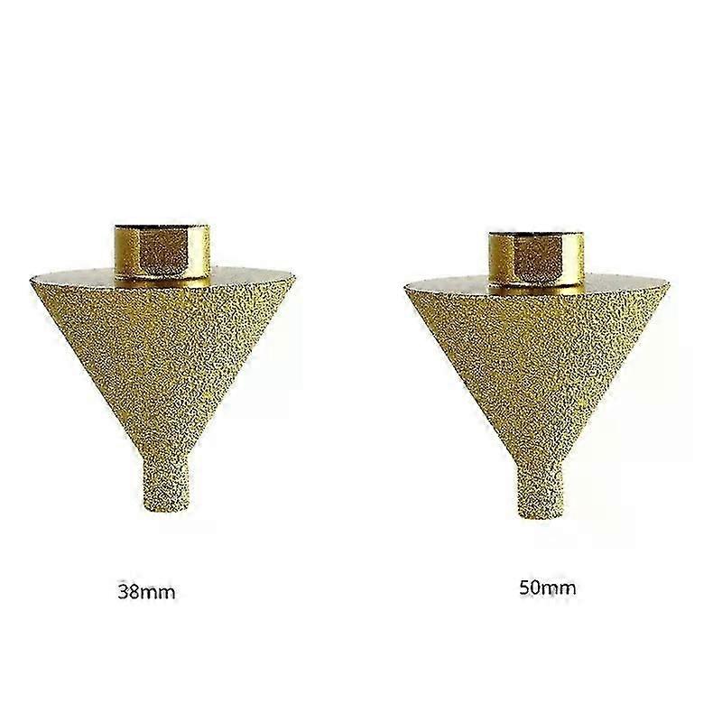 Diamond Beveling Chamfer Bit For Angle Grinders 5/8In 11 Thread Countersink Drill Bits Diamond Cone Tile Bit