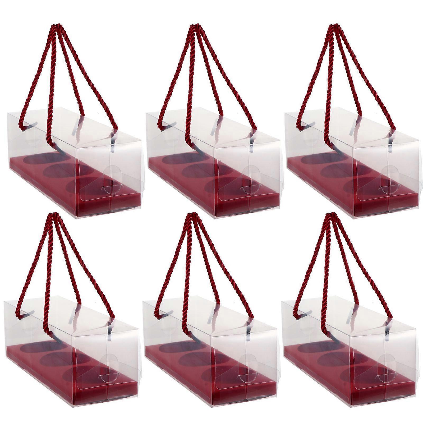 10Pcs Egg-Yolk Puff Packaging Boxes for Storage Durable Dessert Containers