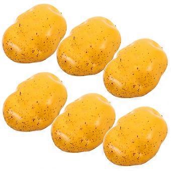 Simulated Vegetables Artificial Potatoes for Decoration 24Pcs Foam Play Props