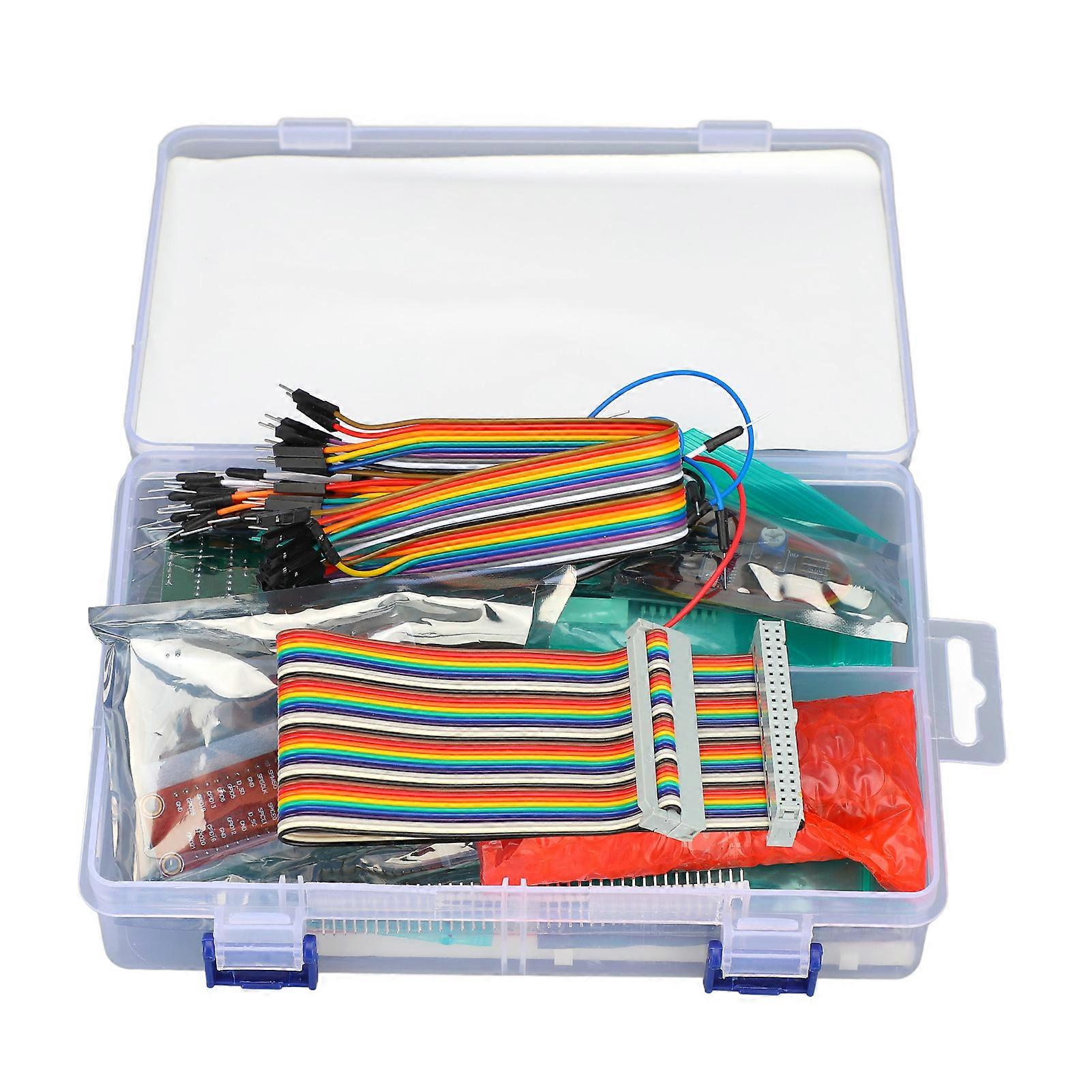 Development Board Kit Multifunctional ABS Plastic Development Board Basic Learning Kit for PI 3B