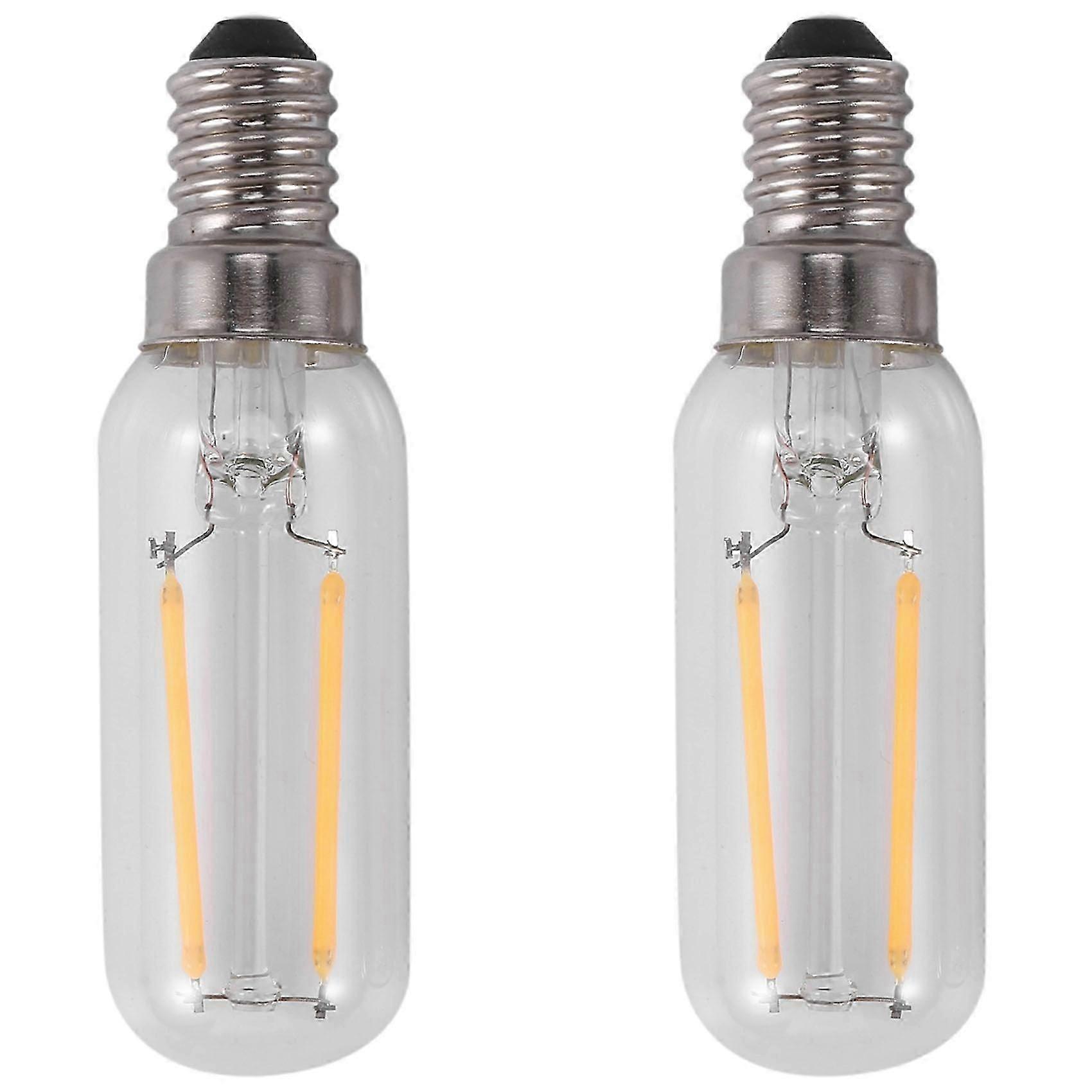 2x E14 3W LED afzuigkaplamp warm wit