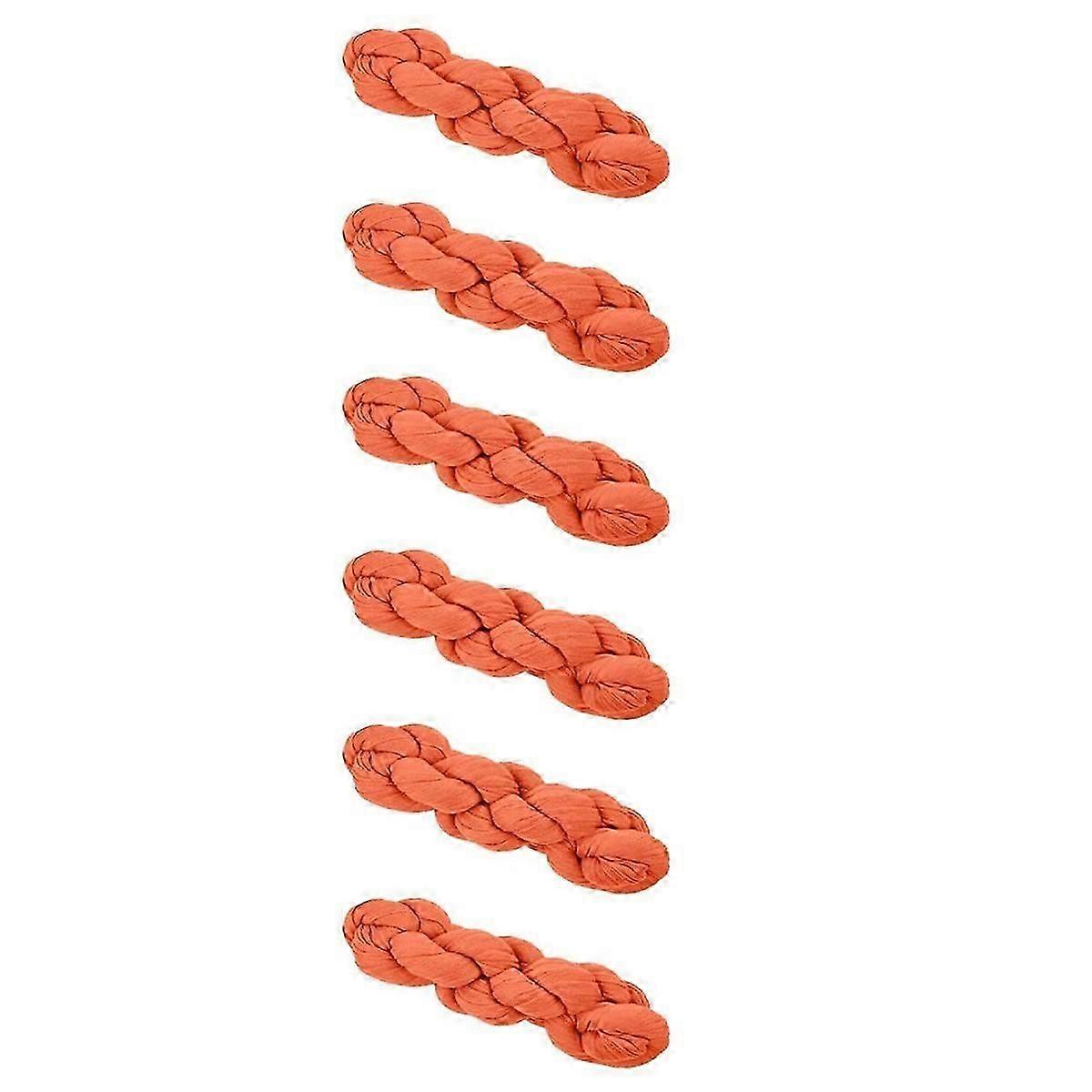 6 Pack Orange Cheesecloth Table Runners