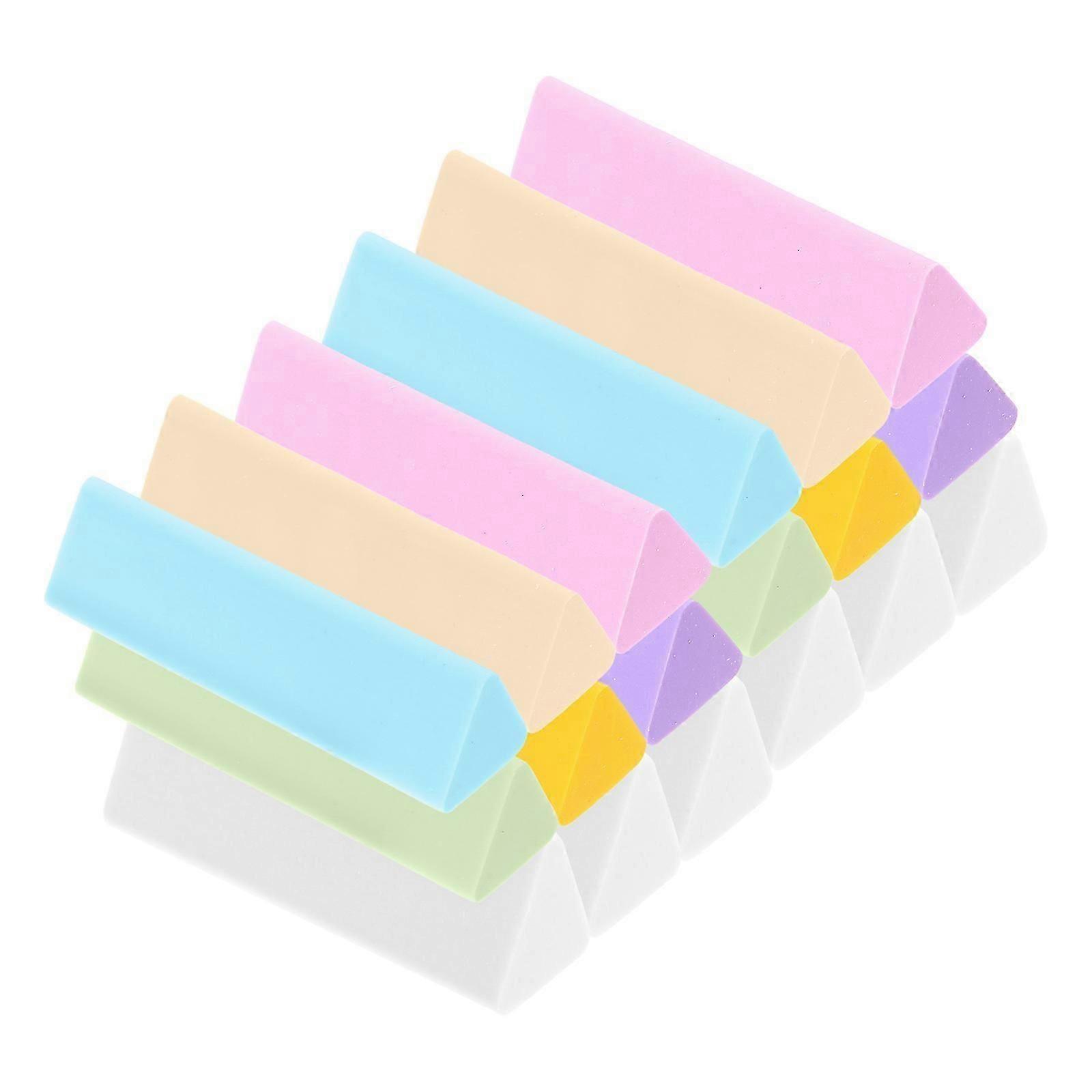 Multi-Function Triangular Erasers for Writing 18Pcs Cute Stationery Set