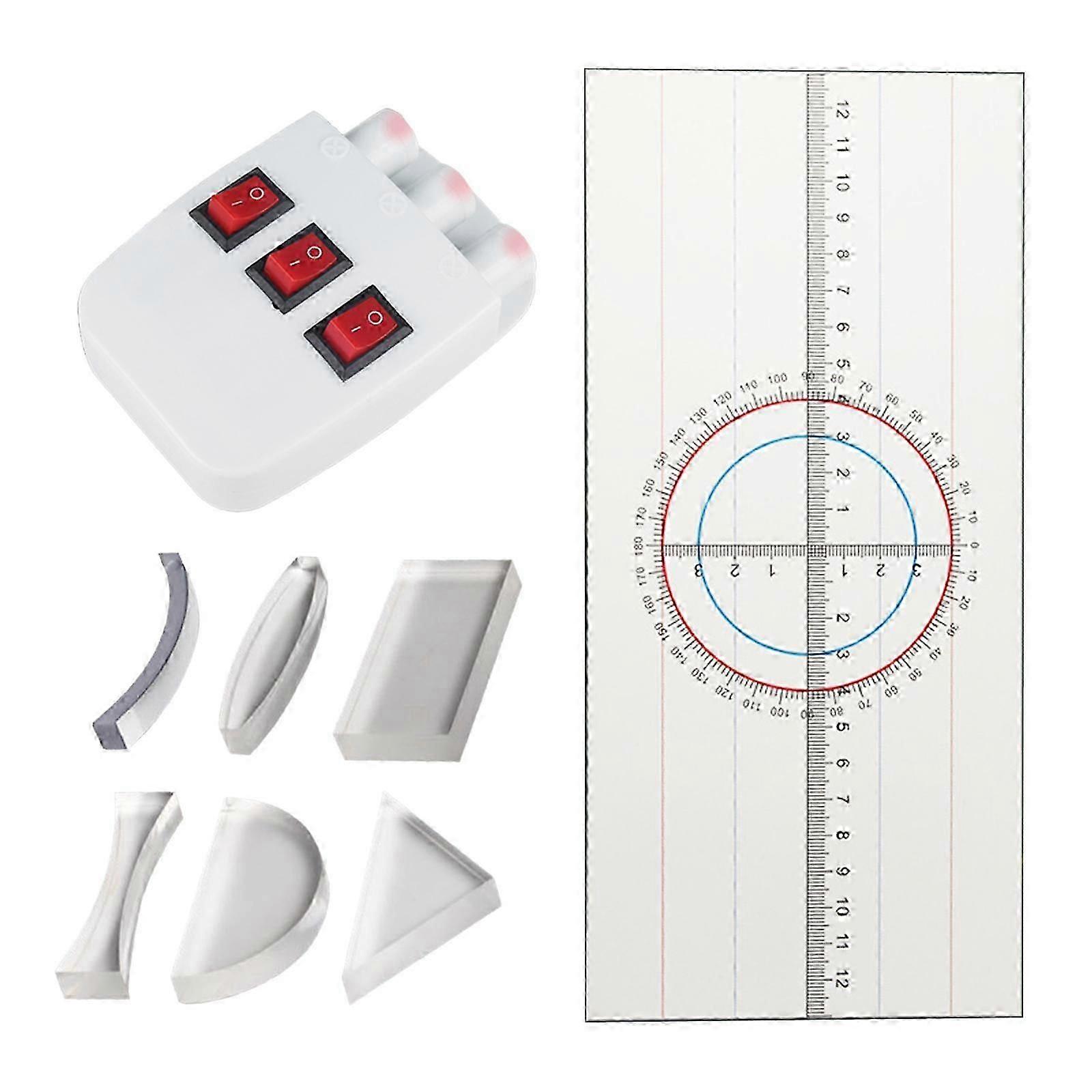 Light Refraction Experiment Physics Teaching Aids Scientific 3D Stem Project AU