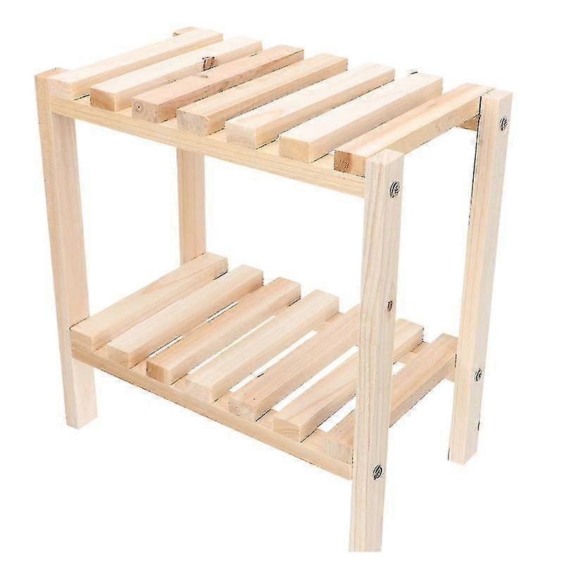 1pcs Storage Hooks, Wooden Shelf