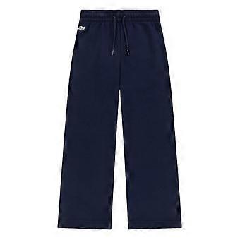 Lacoste Womens/Ladies Logo Wide Leg Sweatpants