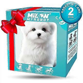 Nicoo, o cão robô com inteligência artificial de 2025 - Meu cachorrinho robô realista que age como um filhote de verdade - Anda, late e abana o rabo.