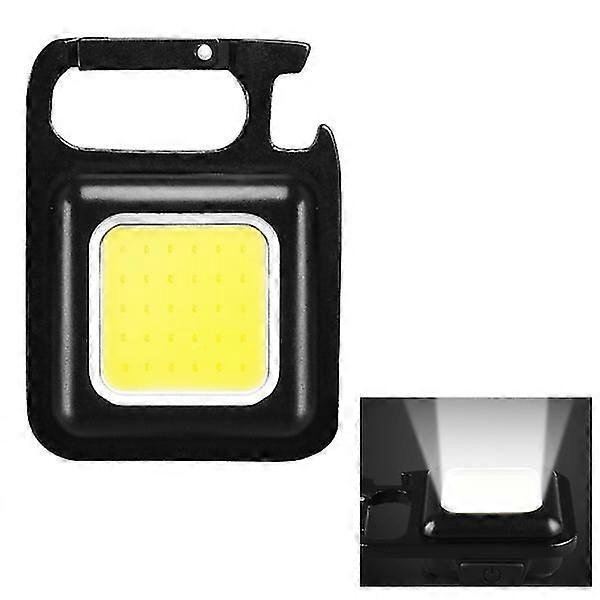 USB Rechargeable Flashlight LED Work Light Portable Mini Flashlight Keychain Light High Power Flash Light Lantern