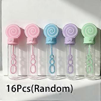 16 bacchette a spirale per bolle di sapone, multicolore, ideali come regalini per feste per bambini, premi per la classe, regali di compleanno, Natale e Halloween.