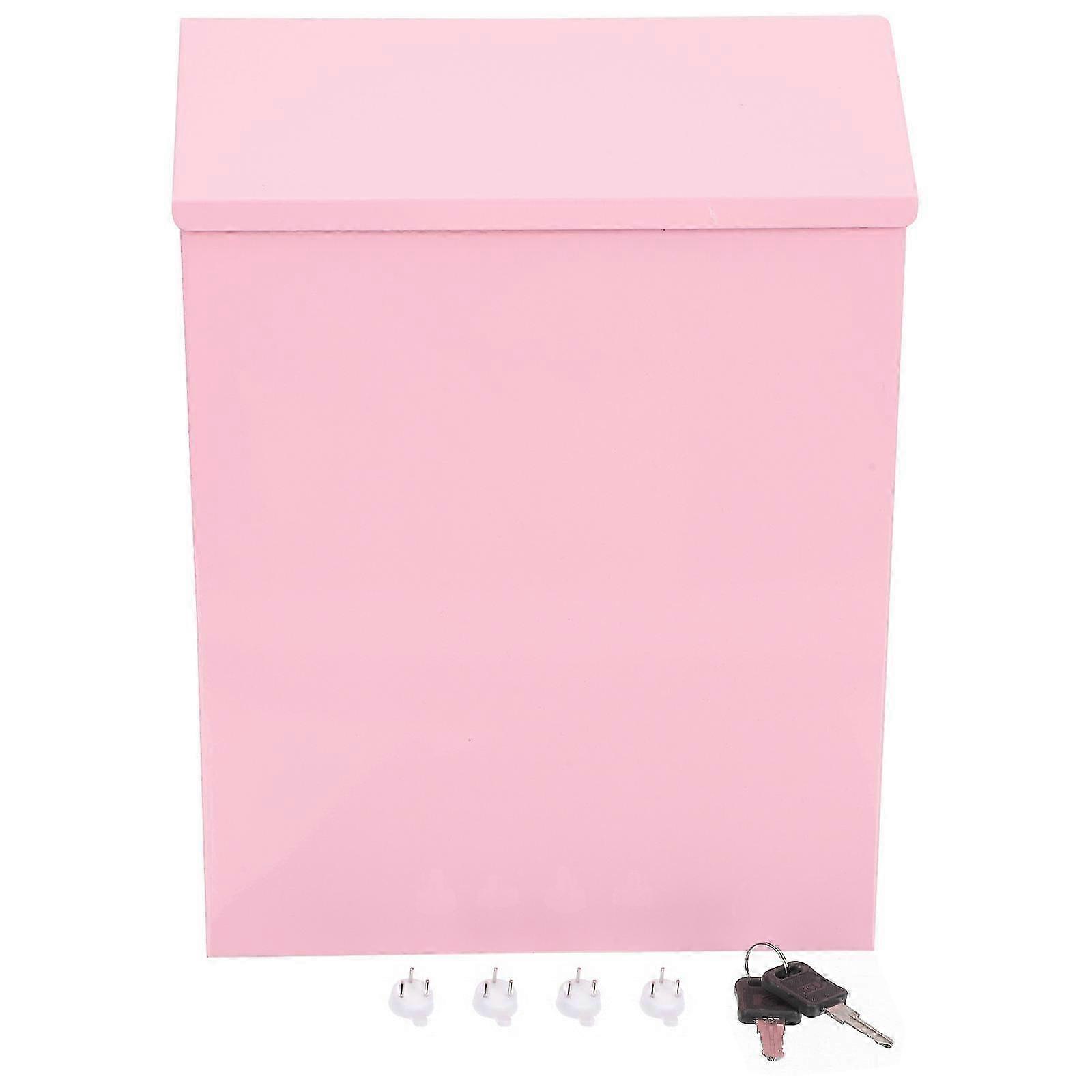 Household Letter Box Wall-mounted Mail Box Multi-function Drop Box Letter Accessory